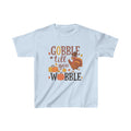 Thanksgiving 'Gobble Till You Wobble' Kids Heavy Cotton™ Tee  – Fun Chicken Design T-shirt